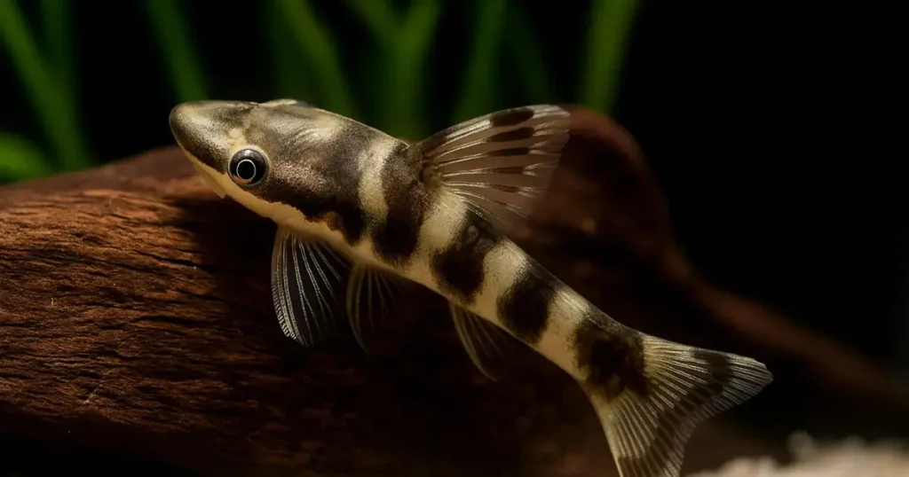 Otocinclus resting