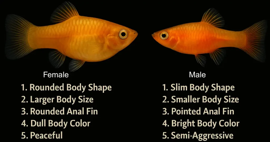 Male vs Female Platy Comparison